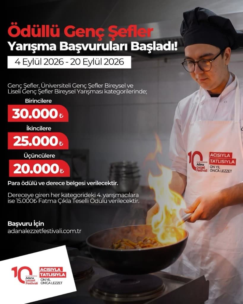 Ödüllü Genç Şefler Yarışma Başvuruları Başladı — 4–20 Eylül 2026